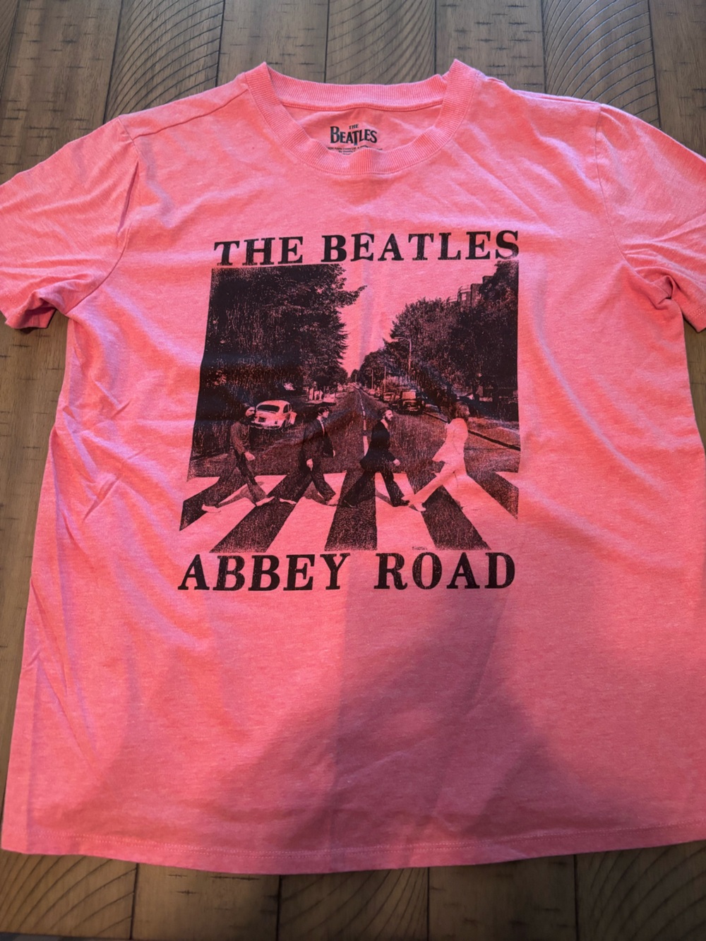 The Beatles Abbey Road Graphic Tee - Pink Heather
